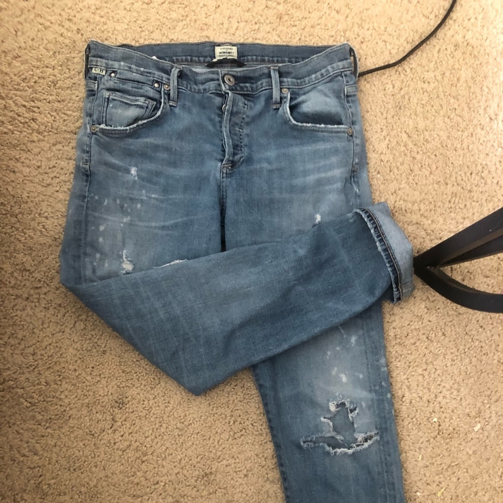 Citizens of humanity straight leg jeans